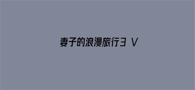 妻子的浪漫旅行3 VIP加长版